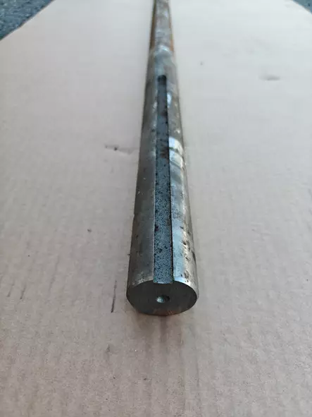 SR10-360 olkikelan akseli - Sampo-Rosenlew puintikoneisto - a-020 - 2