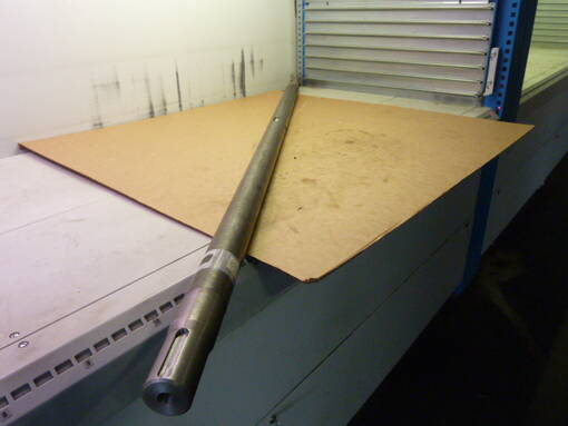 Claas olkikelan akseli - Claas puintikoneisto - k6-38-03 - 1