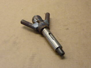 Pohjak.käyttöhaarukka kiilalla - Sampo-Rosenlew viljansiirto - k5-07-07 - 1