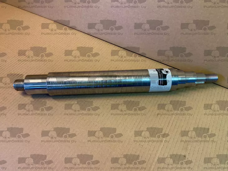 Sampo säiliön kierukan akseli kiilalla - Sampo-Rosenlew puintikoneisto - k5-22-09 - 1